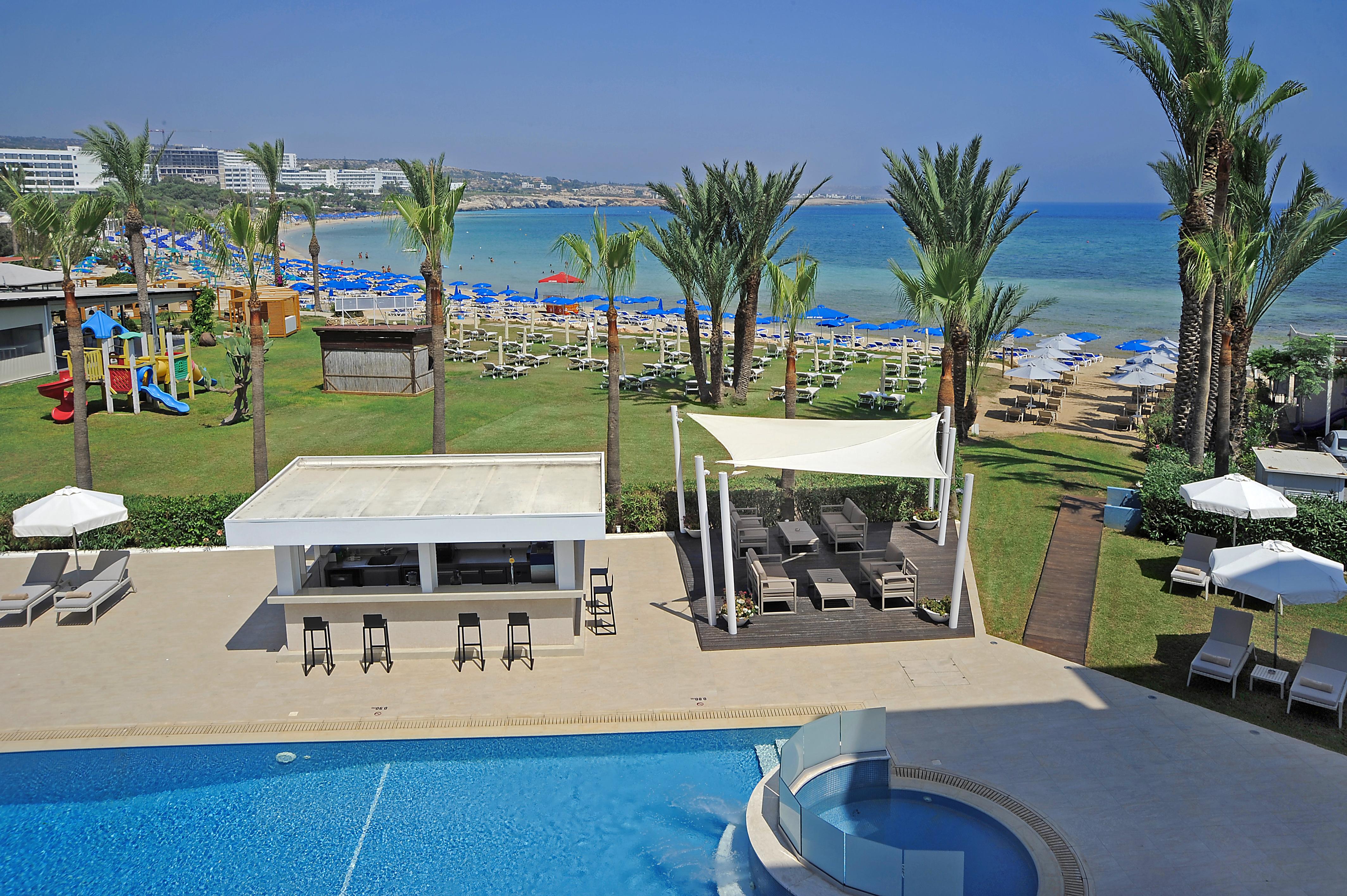 Okeanos Beach Boutique Hotel أيا نابا المظهر الخارجي الصورة